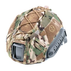 Novritsch Helmet Camo Cover (ACP), Helmets serve two primary purposes in airsoft; the aesthetically pleasing aspect of completing the loadout, and the more practical of protecting your head from enemy fire